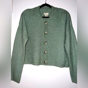 Jessica Simpson Green Sweater/cardigan